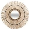 Miroir Laya Roseau 60 Cm Atmosphera -Décoration De Meubles miroir laya roseau 60 cm atmosphera