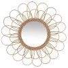 Miroir Rotin Fleur D56 Atmosphera -Décoration De Meubles miroir rotin fleur d56 atmosphera