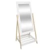 Miroir Sur Pied Enfant H102 Cm Blanc Atmosphera 1 Miroir Sur Pied Enfant H102 Cm Blanc Atmosphera -Décoration De Meubles miroir sur pied enfant h102 cm blanc atmosphera