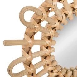 Miroirs En Rotin Soleil X3 Atmosphera -Décoration De Meubles miroirs en rotin soleil x3 atmosphera 6