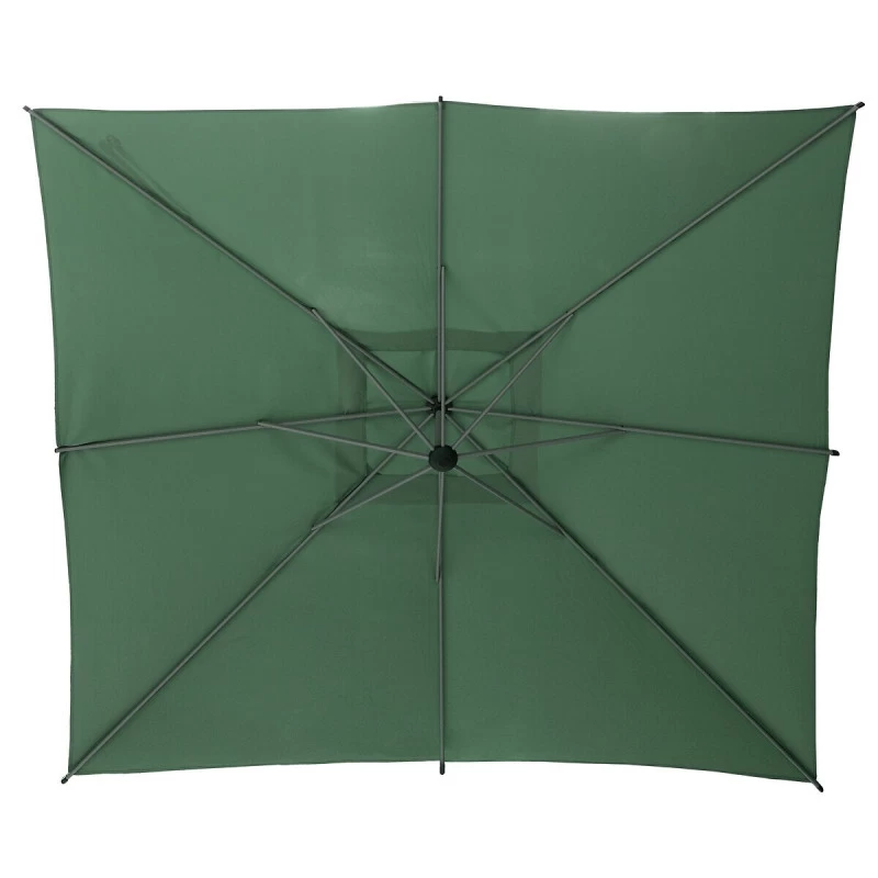 Parasol Décentré Carré Manoa Vert Olive Hespéride 5 Parasol Décentré Carré Manoa Vert Olive Hespéride – Image 3