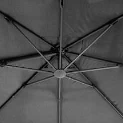 Parasol Décentré Eléa Inclinable Rectangulaire Oléfine Anthracite Hespéride -Décoration De Meubles parasol decentre elea inclinable rectangulaire olefine anthracite hesperide 6