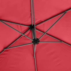 Parasol Décentré Rond Manoa Grenade Hespéride -Décoration De Meubles parasol decentre rond manoa grenade hesperide 4