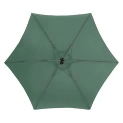 Parasol Décentré Rond Manoa Vert Olive Hespéride -Décoration De Meubles parasol decentre rond manoa vert olive hesperide 2