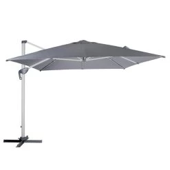 Parasol Déporté Rectangulaire Equador Ardoise Hespéride -Décoration De Meubles parasol deporte rectangulaire equador ardoise hesperide 1 1