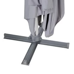 Parasol Déporté Rectangulaire Equador Ardoise Hespéride -Décoration De Meubles parasol deporte rectangulaire equador ardoise hesperide 1 5