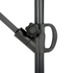 Parasol Déporté Rond Janeiro Ardoise Hespéride -Décoration De Meubles parasol deporte rond janeiro ardoise hesperide 3