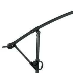 Parasol Déporté Rond Janeiro Ardoise Hespéride -Décoration De Meubles parasol deporte rond janeiro ardoise hesperide 6