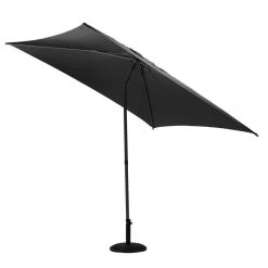 Parasol Droit Carré 2,5x2,5m Soya Ardoise Hespéride -Décoration De Meubles parasol droit carre 25x25m soya ardoise hesperide 1 2