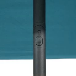 Parasol Droit Carré 2,5x2,5m Soya Bleu Canard Hespéride -Décoration De Meubles parasol droit carre 25x25m soya bleu canard hesperide 3