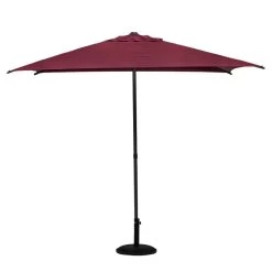 Parasol Droit Carré 2,5x2,5m Soya Bordeaux Hespéride -Décoration De Meubles parasol droit carre 25x25m soya bordeaux hesperide 1