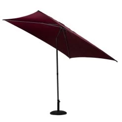 Parasol Droit Carré 2,5x2,5m Soya Bordeaux Hespéride -Décoration De Meubles parasol droit carre 25x25m soya bordeaux hesperide 2
