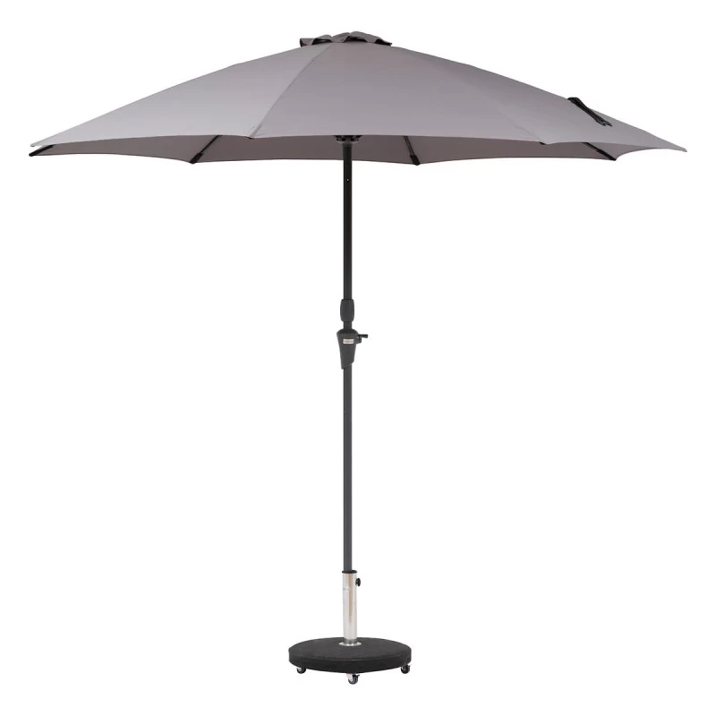 Parasol Droit Rond 2,7m Sisko Ardoise Hespéride 4 Parasol Droit Rond 2,7m Sisko Ardoise Hespéride – Image 2