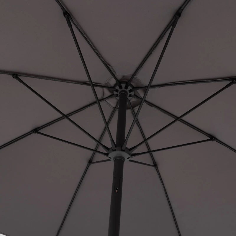 Parasol Droit Rond 2,7m Sisko Ardoise Hespéride 8 Parasol Droit Rond 2,7m Sisko Ardoise Hespéride – Image 6