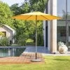 Parasol Droit Rond 2,7m Soya Jaune Moutarde Hespéride -Décoration De Meubles parasol droit rond 27m soya jaune moutarde hesperide
