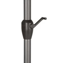 Parasol Mat Central Rond 3m Loompa Taupe Hespéride -Décoration De Meubles parasol mat central rond 3 loompa taupe hesperide 5