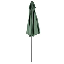 Parasol Mat Central Rond 3m Loompa Olive Hespéride -Décoration De Meubles parasol mat central rond 3m loompa olive hesperide 1 6