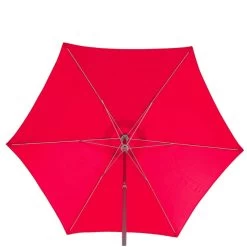 Parasol Rond 2,3m Anzio Grenade Hespéride -Décoration De Meubles parasol rond 23m anzio grenade hesperide 1