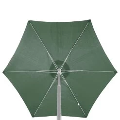 Parasol Rond 2,3m Anzio Vert Olive Hespéride -Décoration De Meubles parasol rond anzio vert olive hesperide 1 2