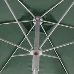 Parasol Rond 2,3m Anzio Vert Olive Hespéride -Décoration De Meubles parasol rond anzio vert olive hesperide 1 3