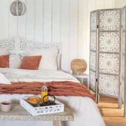 Paravent En Bois Etnik Ajouré Atmosphera -Décoration De Meubles paravent en bois etnik ajoure atmosphera 3