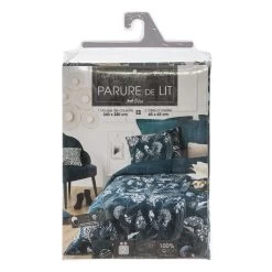 Parure De Lit Paon Bleu Canard 240x220 Atmosphera 11 Parure De Lit Paon Bleu Canard 240x220 Atmosphera -Décoration De Meubles parure de lit paon bleu canard 240x220 atmosphera 4