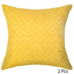 PARURE LIT 2 P. TRESSES DESSUS LIT 2 TAIES OCRE ATMOSPHERA 9 PARURE LIT 2 P. TRESSES DESSUS LIT 2 TAIES OCRE ATMOSPHERA -Décoration De Meubles parure lit 2 p tresses dessus lit 2 taies ocre atmosphera 2