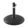 Pied De Parasol 15kg Hespéride En Béton Noir