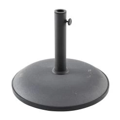 Pied De Parasol 25 Kg Hespéride En Béton Gris