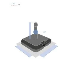 Pied De Parasol à Roulettes Opaneo 39kg Hespéride -Décoration De Meubles pied de parasol a roulettes opaneo 39kg hesperide 4