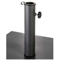 Pied De Parasol Plaque 20 Kg Anthracite Hespéride -Décoration De Meubles pied de parasol plaque 20 kg anthracite hesperide 2