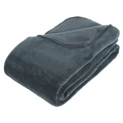 ATMOSPHERA Plaid Grand Modèle Microfibre 180x230 Cm Orage