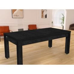 Plateau Dinatoire Pour Billard Convertible Arizona Noir Boisé -Décoration De Meubles plateau dinatoire pour billard convertible arizona noir boise 1 2