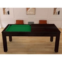 Plateau Dinatoire Pour Billard Convertible Arizona Wengé Boisé -Décoration De Meubles plateau dinatoire pour billard convertible arizona wenge boise 2