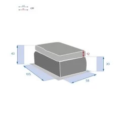 Pouf Extérieur Moorea Hespéride Savana -Décoration De Meubles pouf exterieur moorea hesperide savana 3