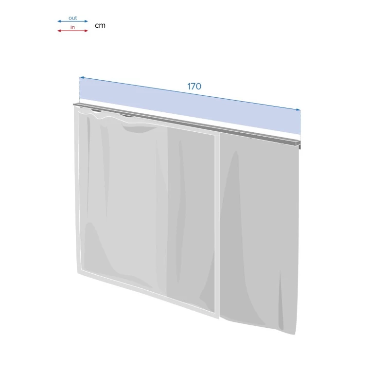 Rail Pour Rideaux Et Moustiquaires Pour Pergola Majaé Hespéride 4 Rail Pour Rideaux Et Moustiquaires Pour Pergola Majaé Hespéride – Image 2