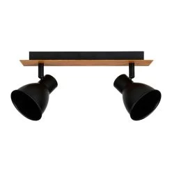 Rampe 2 Spots Atelier Métal Et Bois Ostaria