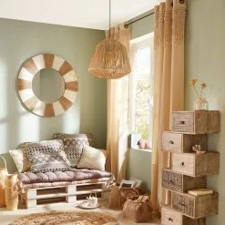 Rideau Macramé 140x260 Rituality Atmosphera -Décoration De Meubles rideau macrame 140x260 rituality atmosphera 2