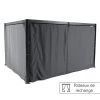 Rideaux Opaques Pour Tonnelle Belize 3,8x3m Hespéride -Décoration De Meubles rideaux opaques pour tonnelle belize 38x3m hesperide