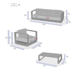Salon De Jardin Allure Graphite 5p Hespéride 15 Salon De Jardin Allure Graphite 5p Hespéride -Décoration De Meubles salon de jardin allure graphite 5p hesperide 3