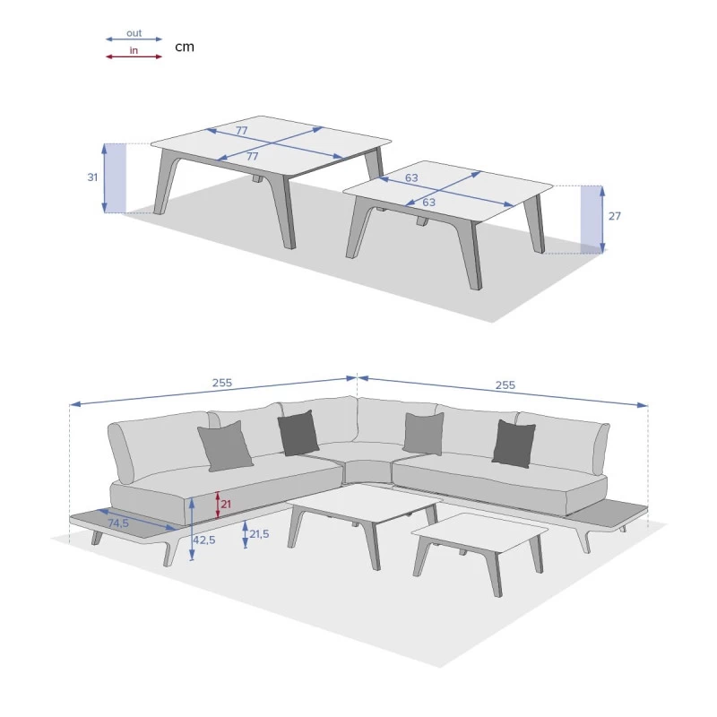 Salon De Jardin Pulpy Gris Hespéride 11 Salon De Jardin Pulpy Gris Hespéride – Image 9