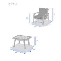 Salon Duo Extérieur Tiwi Acacia Hespéride 12 Salon Duo Extérieur Tiwi Acacia Hespéride -Décoration De Meubles salon duo exterieur tiwi acacia hesperide 3
