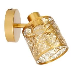 Spot Calathéa Métal Ajouré Doré Ostaria