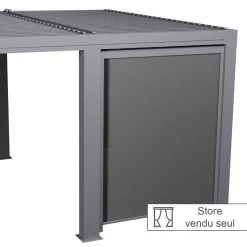 Store Semi-automatique Petit Modèle Pour Tonnelle Majaé Hespéride