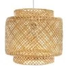 Suspension Liby Bambou Naturel Atmosphera -Décoration De Meubles suspension liby bambou naturel atmosphera