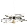 Suspension Métal Et Rotin Alara D69 Atmosphera -Décoration De Meubles suspension metal et rotin alara d69 atmosphera