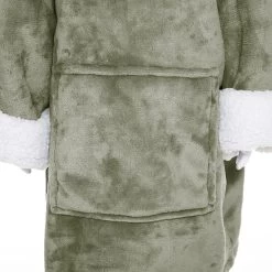 Sweat Plaid à Capuche Dino Vert Enfant Atmosphera 8 Sweat Plaid à Capuche Dino Vert Enfant Atmosphera -Décoration De Meubles sweat plaid a capuche dino vert enfant atmosphera 1 2