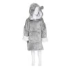 Sweat Plaid à Capuche Ours Gris Enfant Atmosphera -Décoration De Meubles sweat plaid a capuche ours gris enfant atmosphera