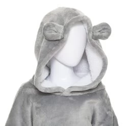 Sweat Plaid à Capuche Ours Gris Enfant Atmosphera 8 Sweat Plaid à Capuche Ours Gris Enfant Atmosphera -Décoration De Meubles sweat plaid a capuche ours gris enfant atmosphera 2