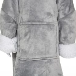 Sweat Plaid à Capuche Ours Gris Enfant Atmosphera 9 Sweat Plaid à Capuche Ours Gris Enfant Atmosphera -Décoration De Meubles sweat plaid a capuche ours gris enfant atmosphera 3
